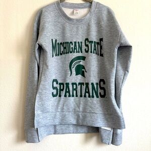 Michigan State Spartans Gray oversized Sweater size small